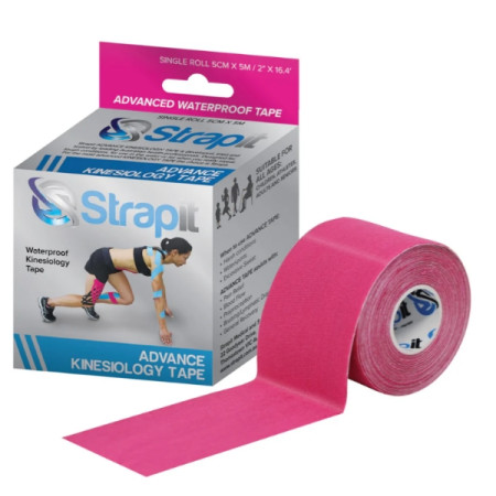 Banda Kinesiologica Advance 5cm x 5m Roz - Strapit