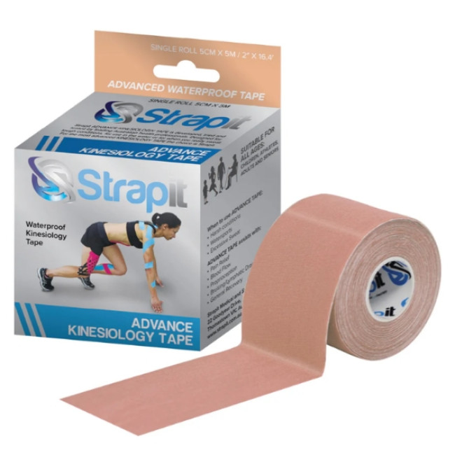 Banda Kinesiologica Advance 5cm x 5m Bej - Strapit