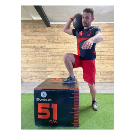 LADA PLIOMETRIE LEMN/EVA PLYOBOX - SVELTUS