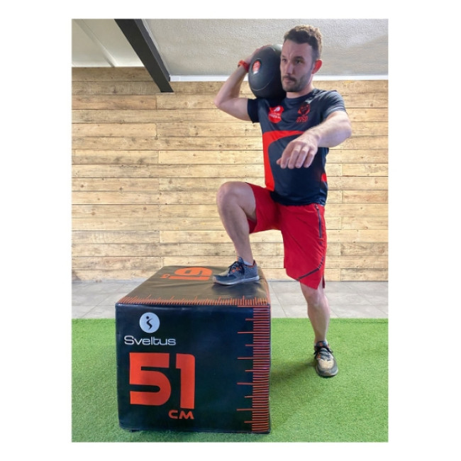 LADA PLIOMETRIE LEMN/EVA PLYOBOX - SVELTUS