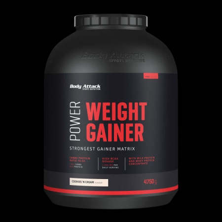 Power Weight Gainer 4750g - Cookies n Cream Body Attack