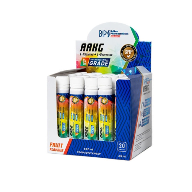 AAKG (L-arginina + L-Ornitina) Shot 20×25ml