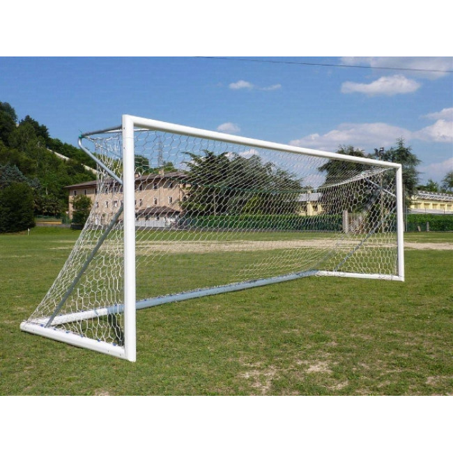 Poarta Fotbal Mobila Aluminiu 7.32x2.44 m, model independent profesional