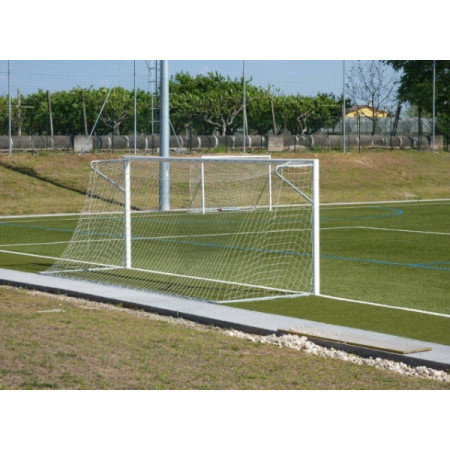Poarta Fotbal Fixa Aluminiu 6x2 m, certificata UNI-EN 748