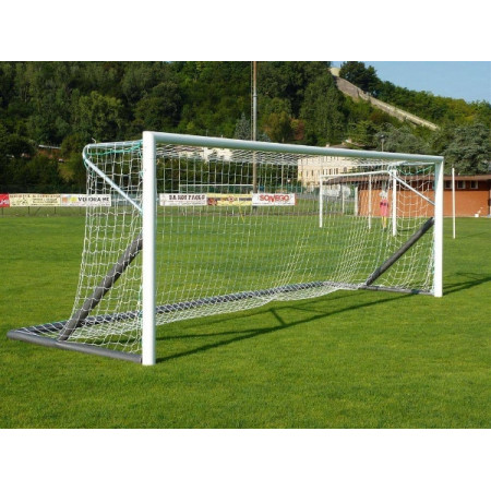 Poarta Fotbal Mobila Aluminiu 6x2 m, model independent cu cadru de sol