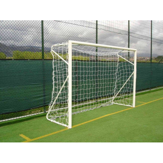 Poarta Fotbal Oțel 4x2 m, fixa cu mansoane incluse