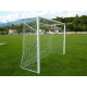 Poarta Futsal Aluminiu 3x2 m, independenta, cu colturi sudate si suporturi rabatabile pentru plasa