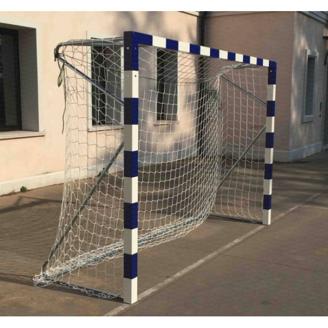 Poarta handbal fixa 3x2m, aluminiu 80x80mm, cu socluri