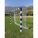 Poarta handbal fixa 3x2m, aluminiu 80x80mm, cu socluri