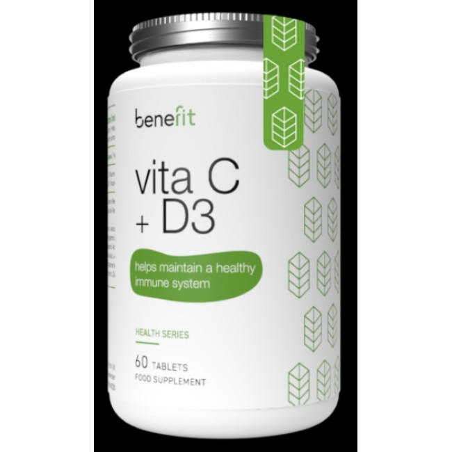 Vitamina C + D3 - 60 Tabs Benefit
