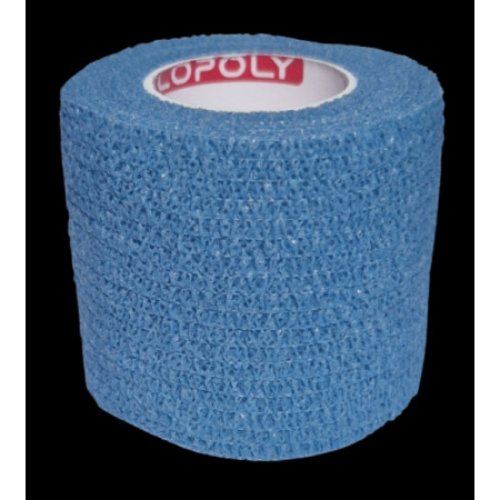 Bandaj elastic autoadeziv 5cm - Albastru Azur