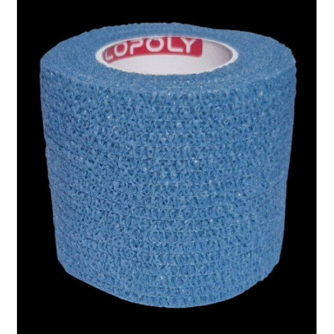 Bandaj elastic autoadeziv 5cm - Albastru Azur