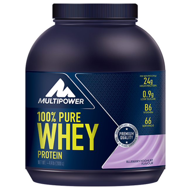 100% Proteina Pura Whey - 2000g - Blueberry