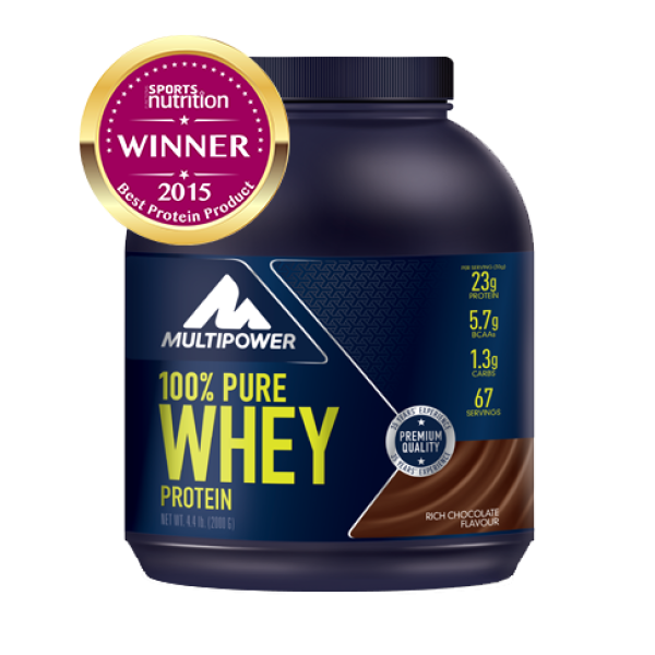100% Proteina Pura Whey - 2000g - Ciocolata