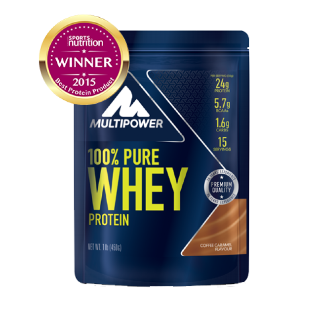 100% Pure Whey Protein - 450g - Coffee Caramel