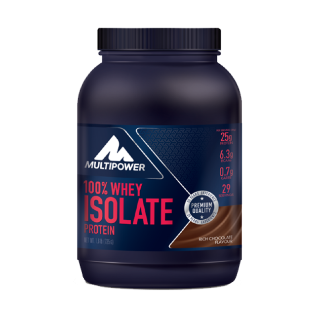 100% Whey Isolate Rich Chocolate 725g 100% Whey Isolate Rich Chocolate 725g