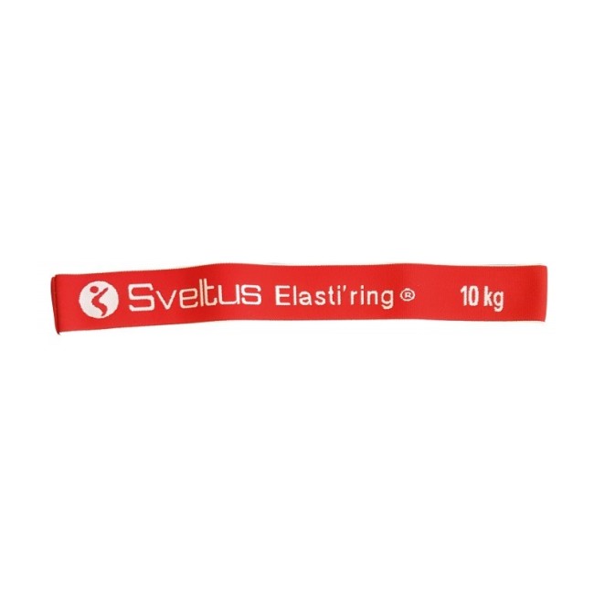 Banda elastica circulara 10 kg rosie - Sveltus