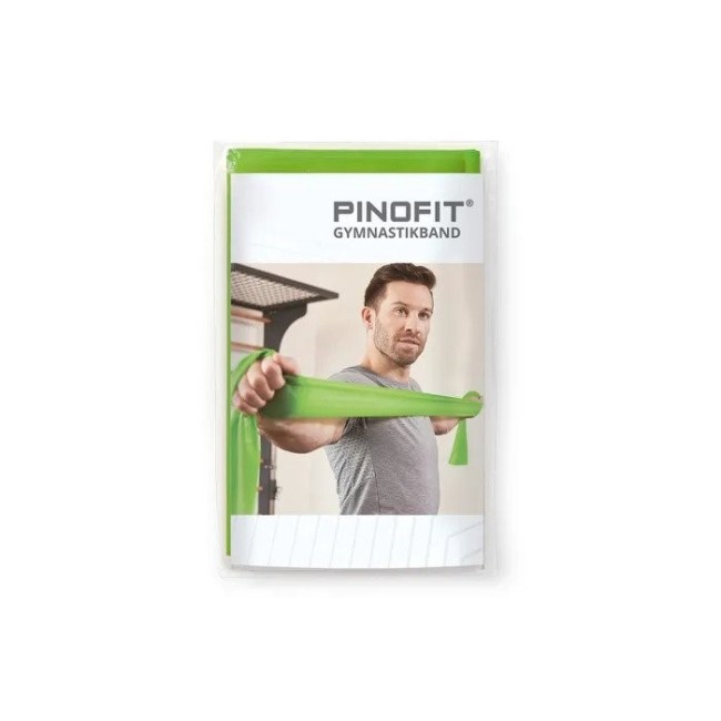 Banda elastica pentru gimnastica PINOFIT -Lime- 2m
