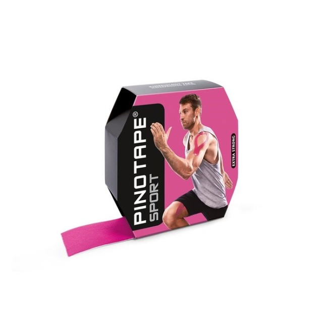 Banda Kinesio PINOTAPE® Sport - 31m Roz Banda Kinesio PINOTAPE® Sport - 31m Roz
