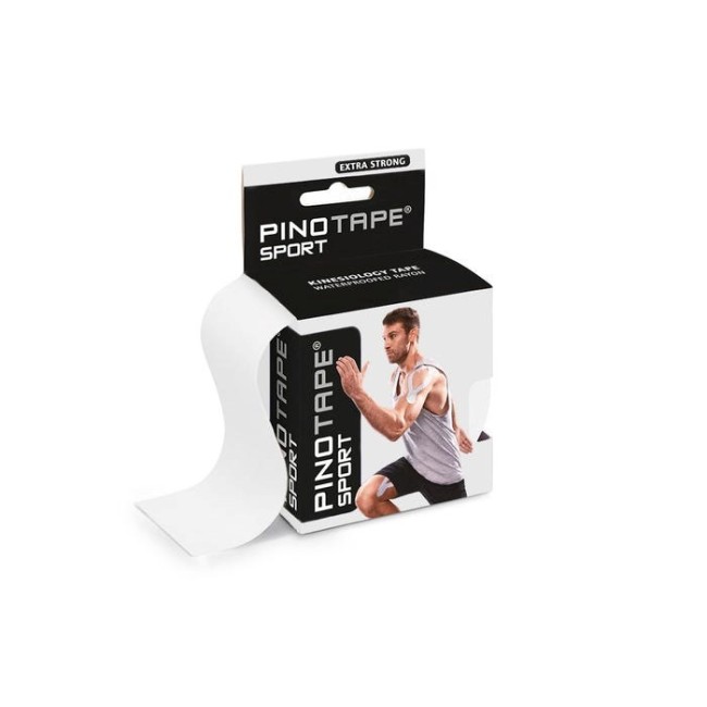 Banda Kinesio PINOTAPE® Sport - Alb Banda Kinesio PINOTAPE® Sport - Alb