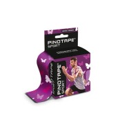 Banda Kinesio PINOTAPE® Sport - Mov cu fluturi
