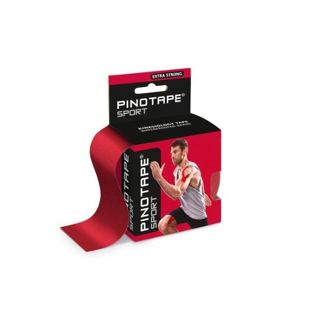 Banda Kinesio PINOTAPE® Sport - Rosu Banda Kinesio PINOTAPE® Sport - Rosu