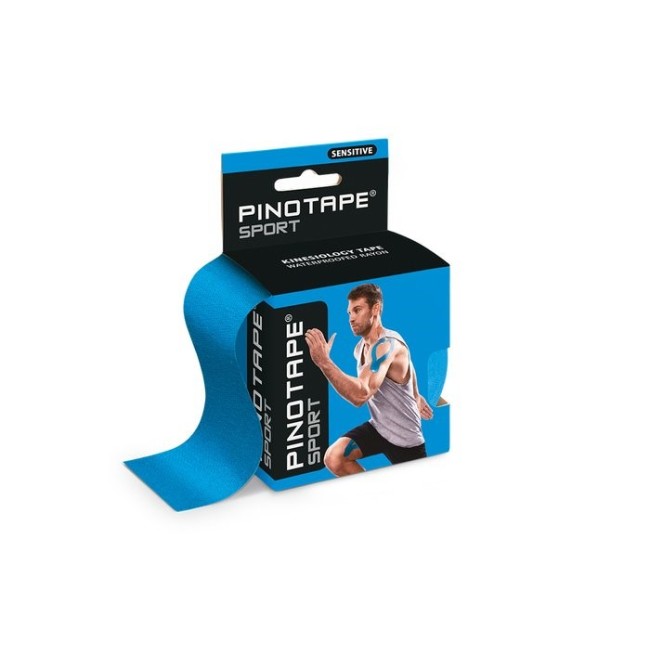 Banda Kinesio PINOTAPE® Sport Sensitiv - Albastru