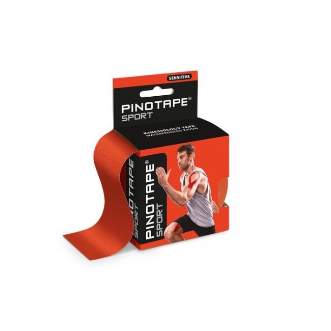 Banda Kinesio PINOTAPE® Sport Sensitiv - Rosu