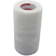 Bandaj elastic autoadeziv 10cm - Alb