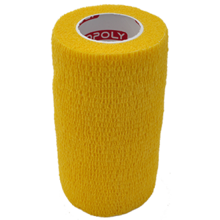 Bandaj elastic autoadeziv 10cm - Galben