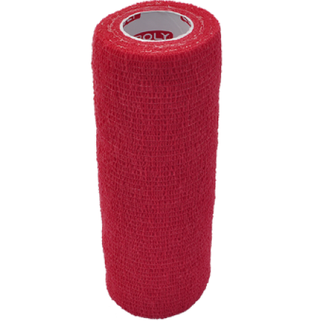 Bandaj elastic autoadeziv 15cm - Rosu