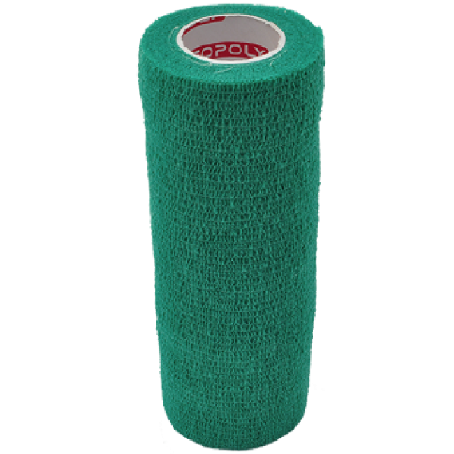 Bandaj elastic autoadeziv 15cm - Verde