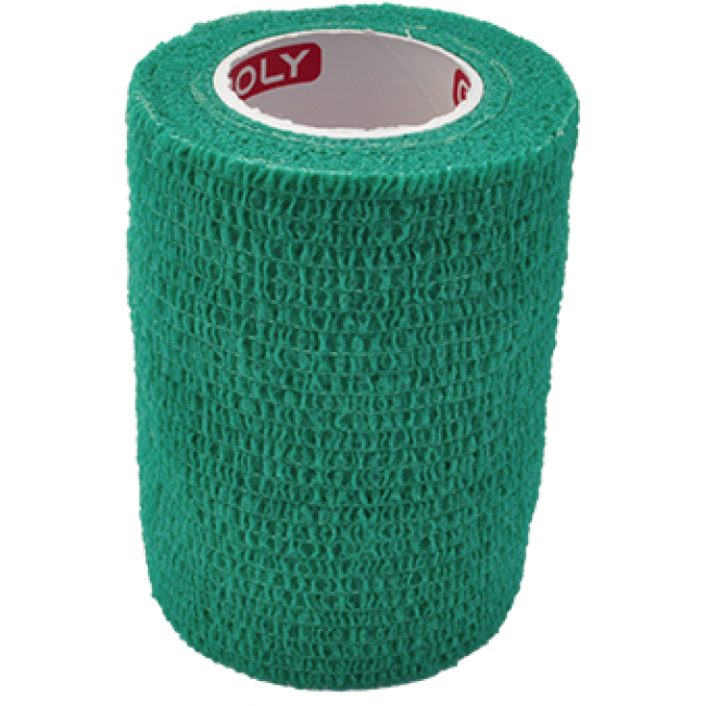 Bandaj elastic autoadeziv 7,5cm - Verde