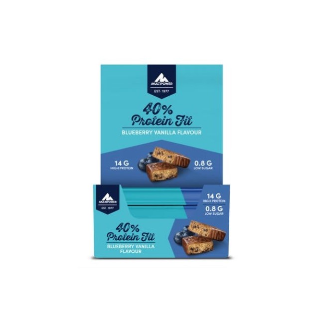 Baton 40% Protein Fit - 35g - Blueberry Vanilla Baton 40% Protein Fit - 35g - Blueberry Vanilla
