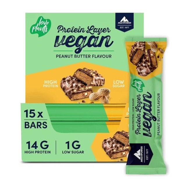 Baton Protein Layer Vegan 55g - Peanut Butter