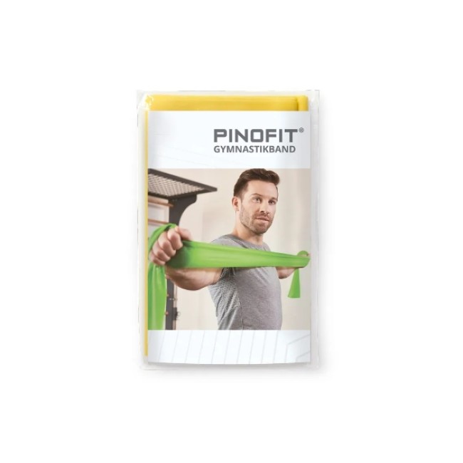 Banda elastica pentru gimnastica PINOFIT - Galben 2m