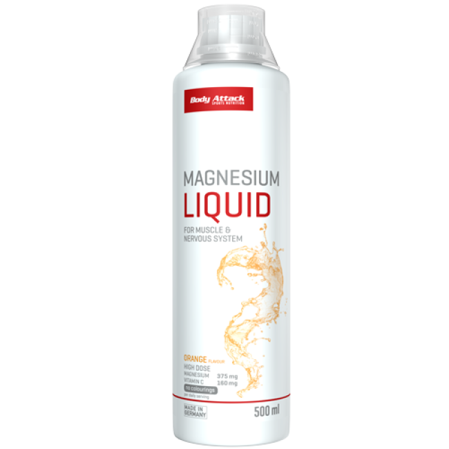 Magneziu lichid + Vit C 500ml Body Attack Magneziu lichid + Vit C 500ml Body Attack