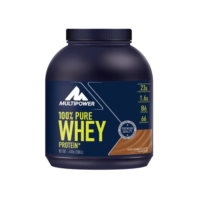 100% Proteina Pura Whey - 2000g - Iced Valilla Latte