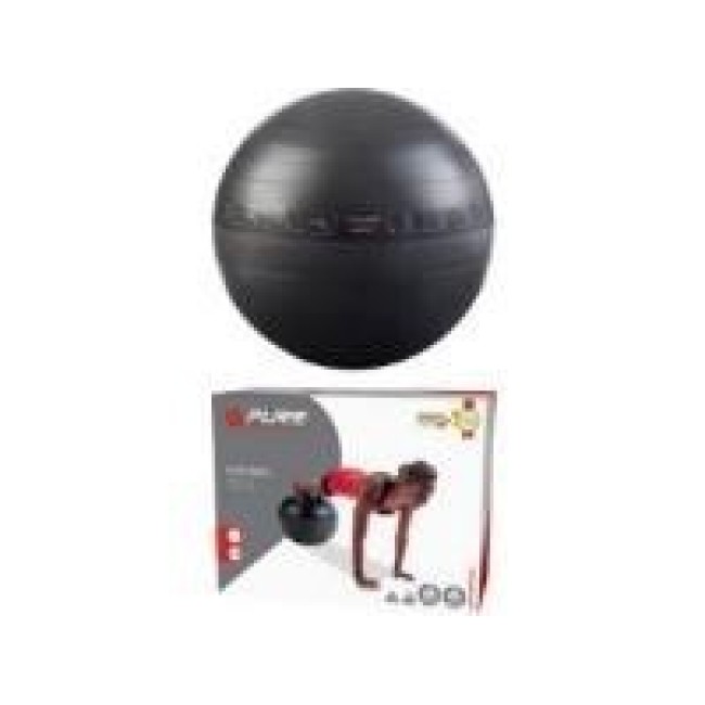 MINGE GYM 65 CM NEGRU + POMPA P2I