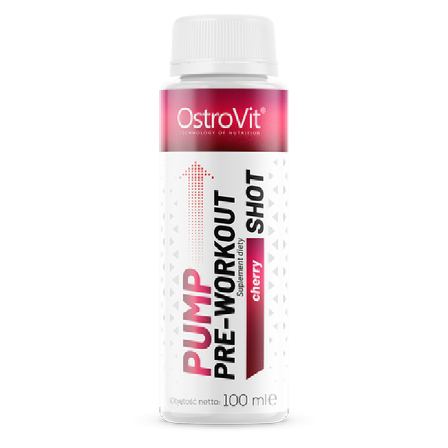 OSTROVIT SHOT PRE WORKOUT PUMP 100 ML CHERRY