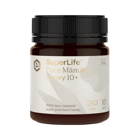 Miere de Manuka SuperLife UMF 10+ | MGO 263+ - 250g Miere de Manuka SuperLife UMF 10+ | MGO 263+ - 250g