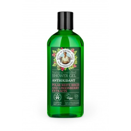 Gel de Duș cu Extract de Mesteacan Alb și Merișoare 260ml Gel de Duș cu Extract de Mesteacan Alb și Merișoare 260ml