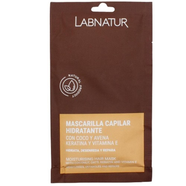 Masca de Par cu Keratina, Cocos si Ovaz, 20ml, LabNatur Masca de Par cu Keratina, Cocos si Ovaz, 20ml, LabNatur