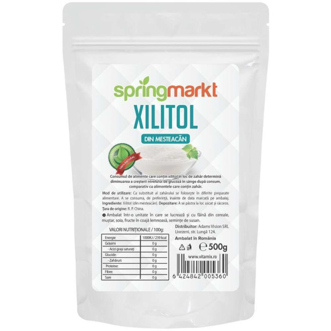 Xilitol din mesteacan, 500g, springmarkt