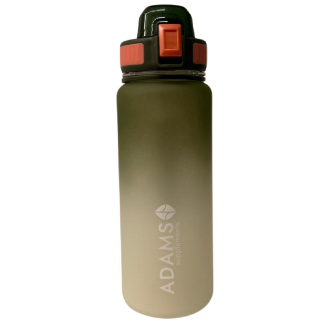 Sticla apa plastic, frosted, olive, 850ml, Adams Supplements