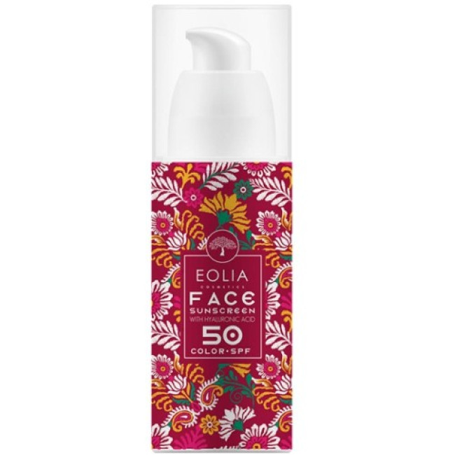 Crema de fata cu protectie solara, SPF 50 COLOR, 50ml, Eolia Crema de fata cu protectie solara, SPF 50 COLOR, 50ml, Eolia