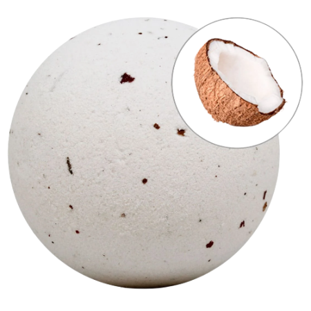 Bomba Baie Efervescenta Cocos 140gr LabNatur Bomba Baie Efervescenta Cocos 140gr LabNatur