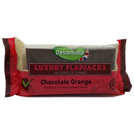 Baton Flapjacks Ciocolata-Portocale 95gr Devonvale