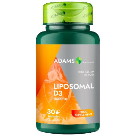 Liposomal D3 4000UI, 30cps, Adams Supplements