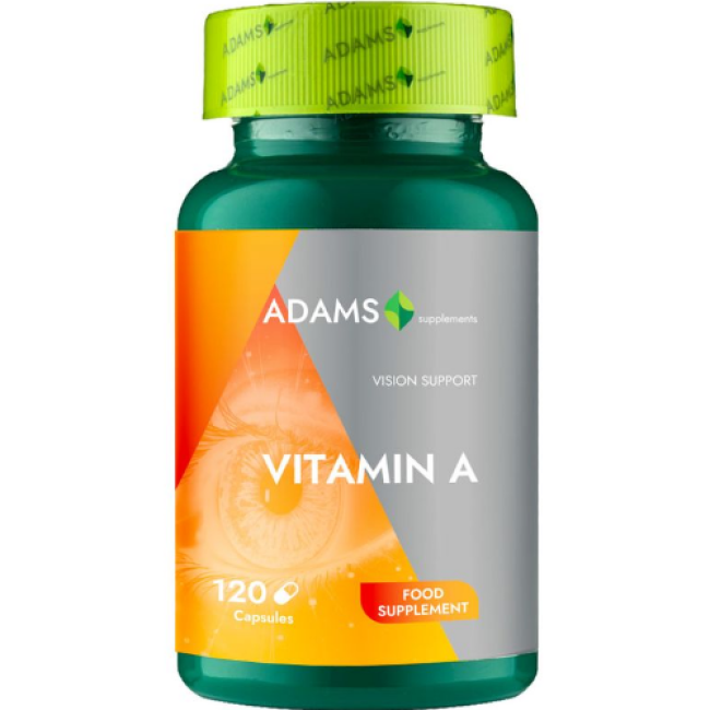 Vitamina A 10000UI 120cps, Adams Supplements